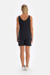 Black MODAL MATERNITY SHORTS