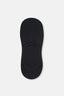 Black WOMENS ALL BLACK MODAL INVISIBLE SOCKS