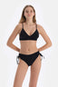 Siyah Yanı Büzgülü Bikini Alt