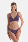 Mor Düşük Bel Bikini Alt