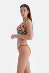 Açık Kahve Normal Bel Bikini Alt