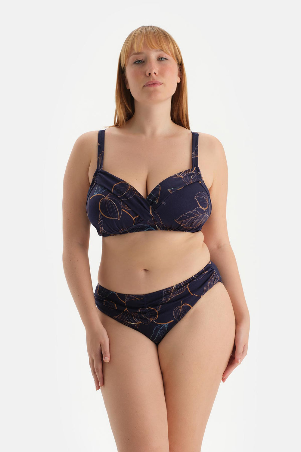 Lacivert Yüksek Bel Bikini Altı