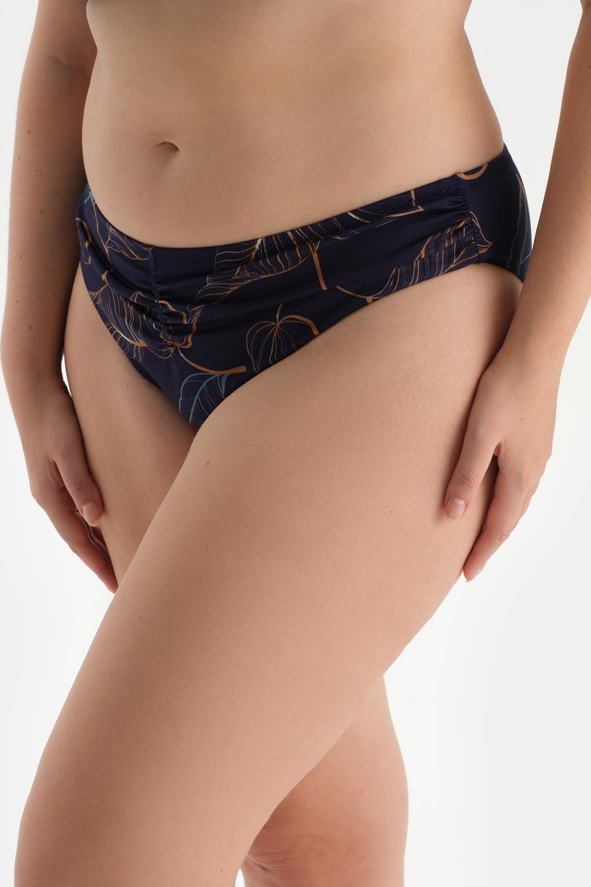 Lacivert Yüksek Bel Bikini Altı