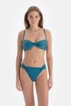 Petrol Mavi Düşük Bel Bikini Altı