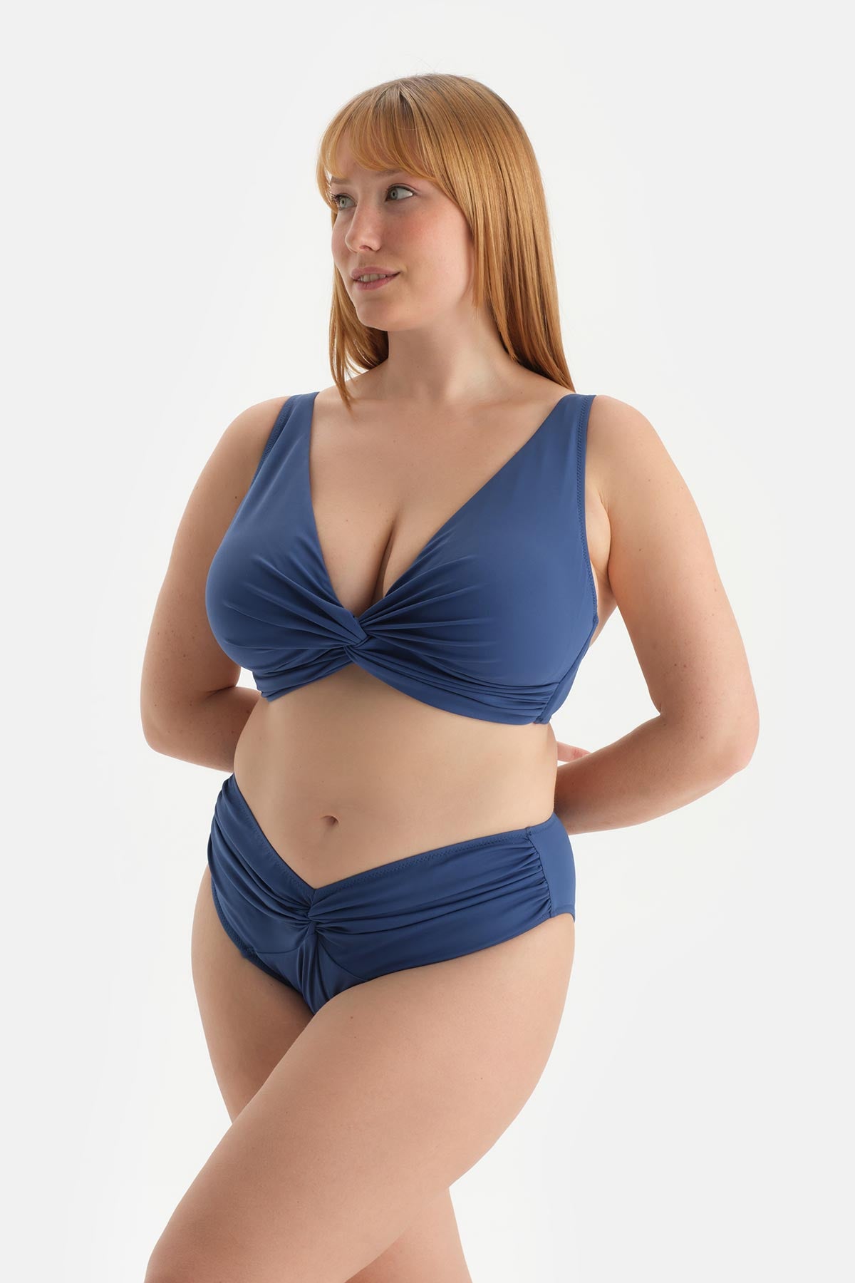 Indigo Yüksek Bel Bikini Altı