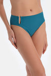 Petrol Mavi Düşük Bel Bikini Alt
