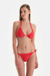 Kırmızı Spagetti Bikini Alt