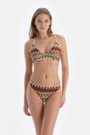 Kahverengi Düşük Bel Bikini Alt