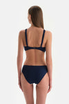 Lacivert Normal Bel Bikini Alt