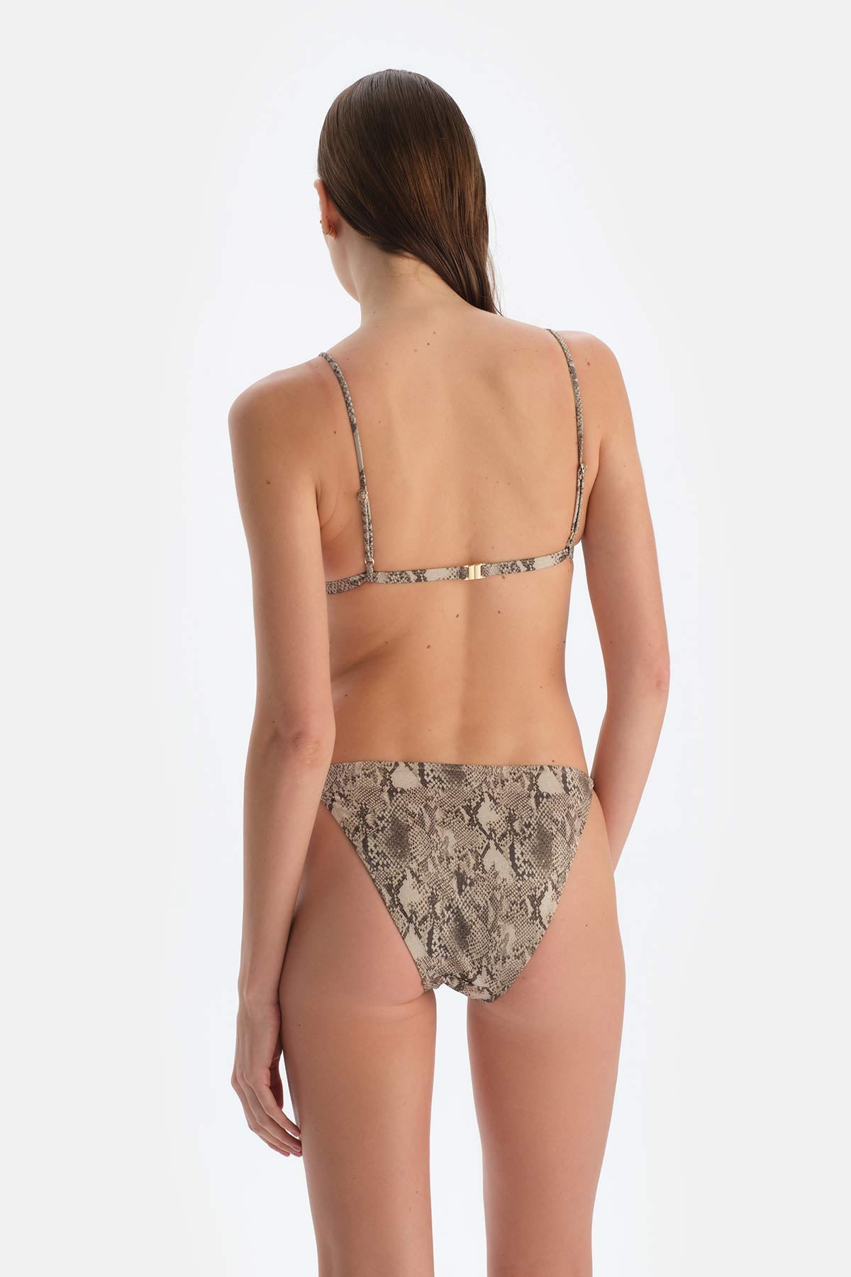 Brown LOW WAIST BIKINI BOTTOM