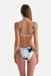 Beyaz-Mavi Brazilian Bikini Altı