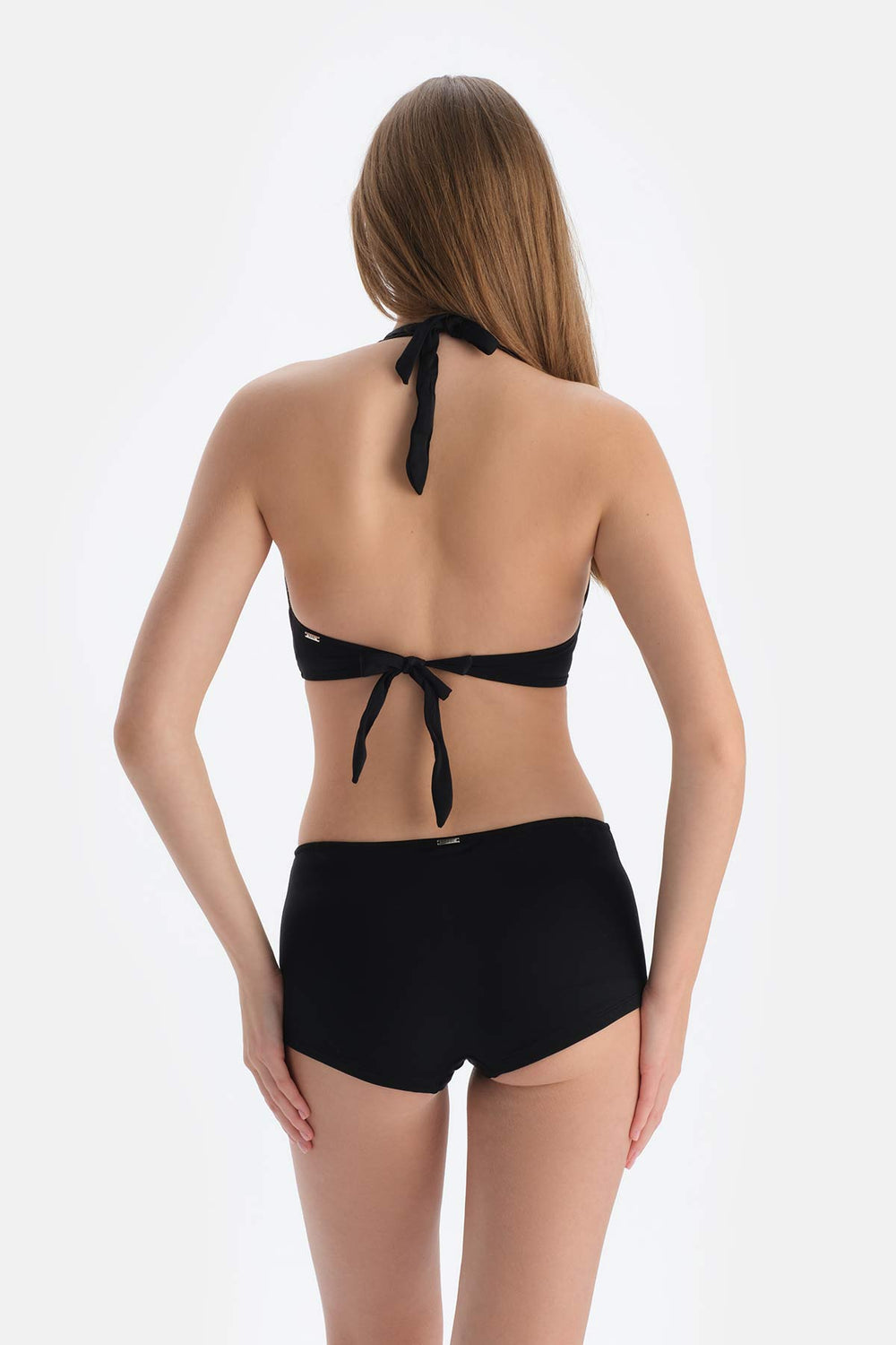Siyah Boyshort Bikini Alt