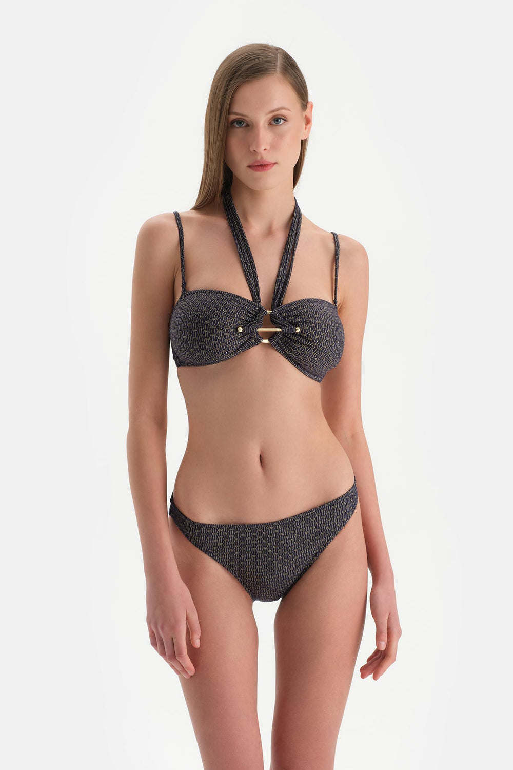 Lacivert Düşük Bel Bikini Altı