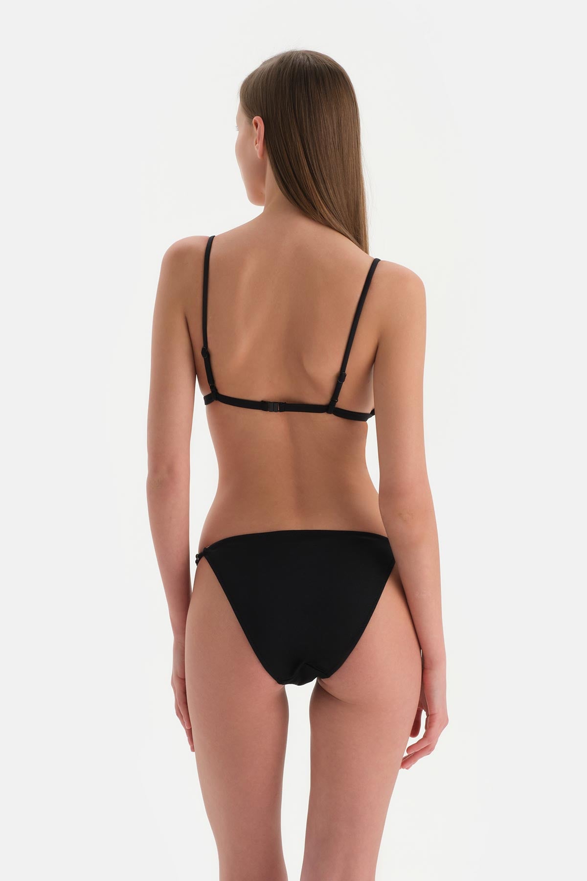 Siyah Düşük Bel Bikini Altı