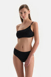 Siyah Orta Bel Bikini Alt