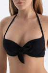 Siyah Kaplı Bikini Üstü