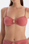 Gül Kurusu Straplez Bikini Üst