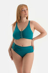 Yeşil Korseli Toparlayıcı Bikini Üst