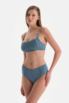 Lacivert Bralet Bikini Üstü