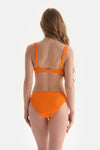 Orange BIKINI TOP WITH CUP
