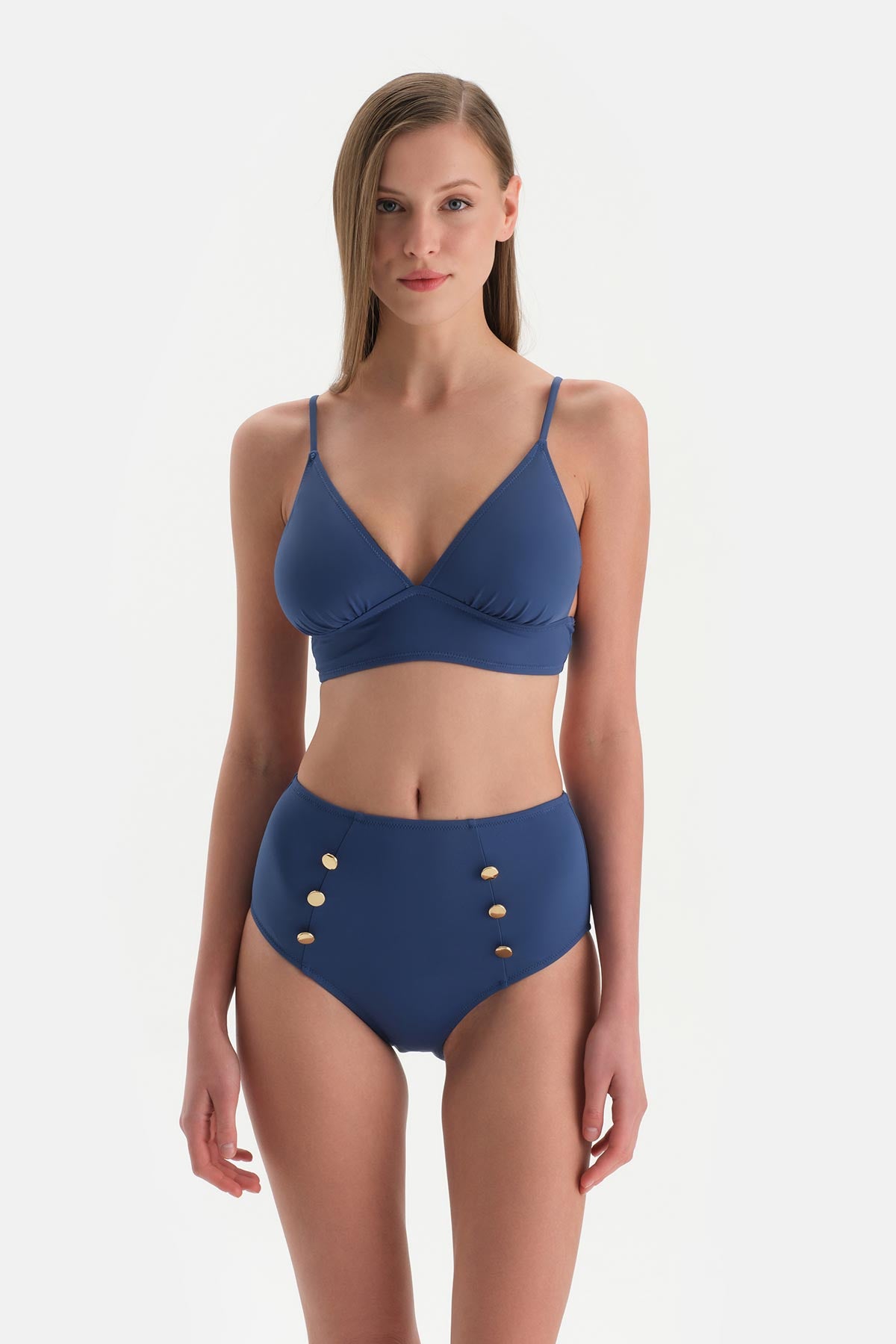 Indigo Üçgen Bikini Üst