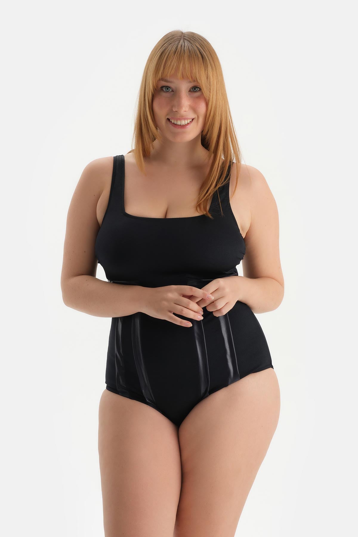 Siyah Kare Yaka Mayo