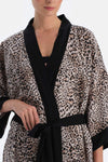 Kahverengi Uzun Kimono