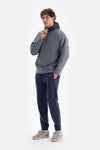 Indigo Erkek Kapişonlu Içi Şardonlu Sweatshırt