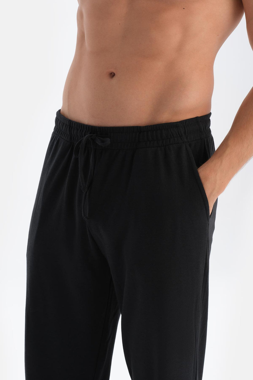 Füme Yarım Patlı Uzun Kollu Celliant Pijama Takımı