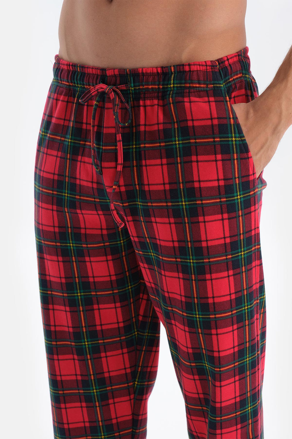 Multicolor Erkek O Yaka Pijama Takımı