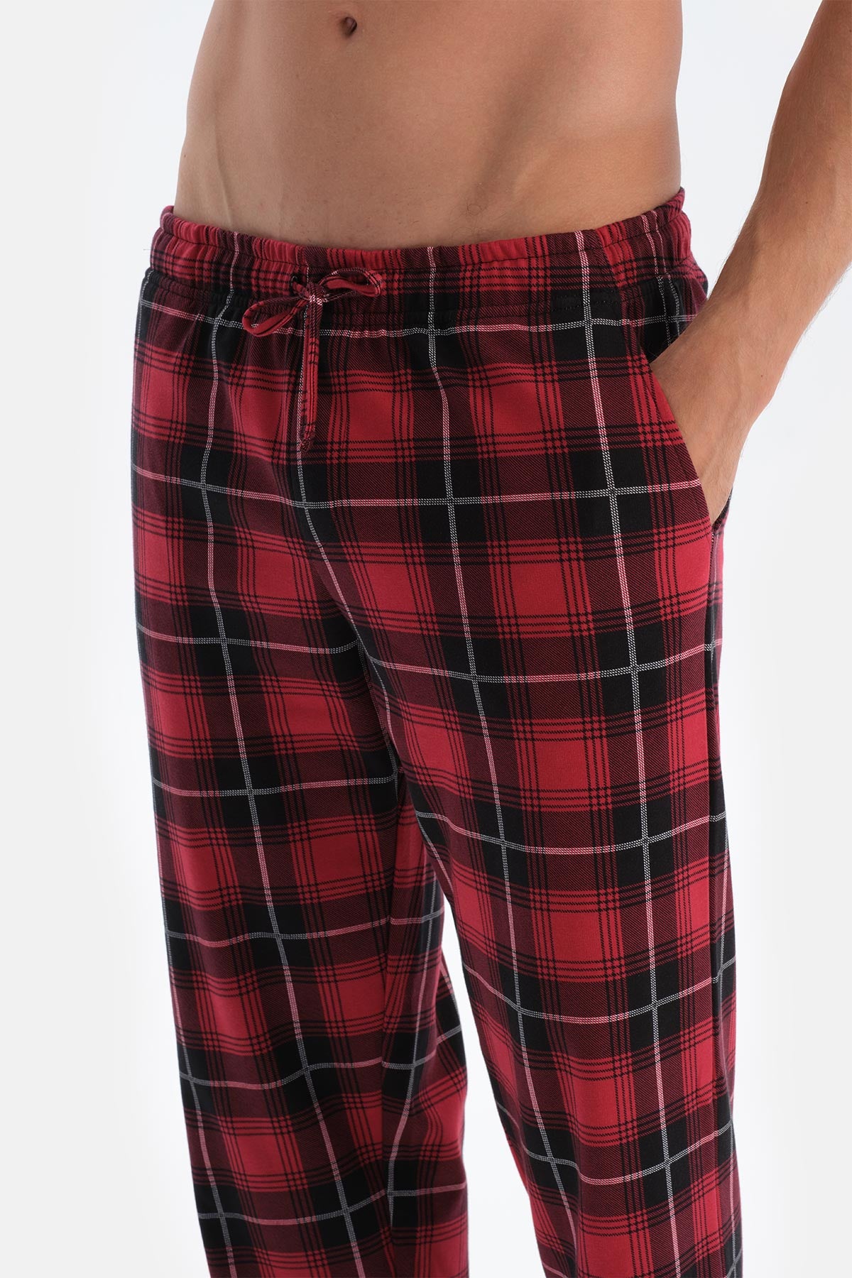 Siyah Erkek O Yaka Pijama Takımı