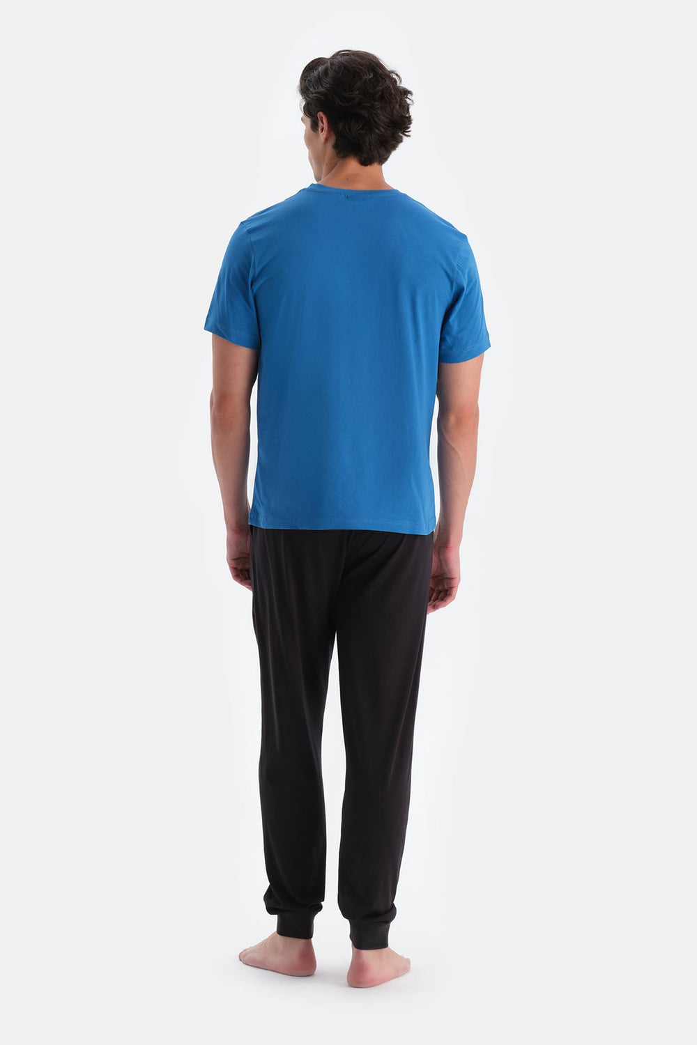 Siyah Penye Modal Jogger Pantolon