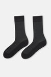 Black MENS TEXTURED VISCOSE SOCKS