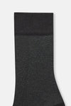 Black MENS TEXTURED VISCOSE SOCKS