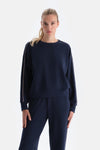 Lacivert Kadın Modal Sweatshırt