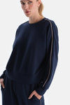 Lacivert Kadın Modal Sweatshırt