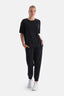 Siyah Kadın Modal Jogger Eşofman Altı