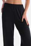 Black WOMENS MODAL TRACKPANTS
