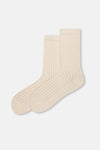 Ecru WOMEN BAMBOO SOCKS
