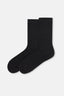 Siyah Kadın Ajurlu Bambu Çorap
