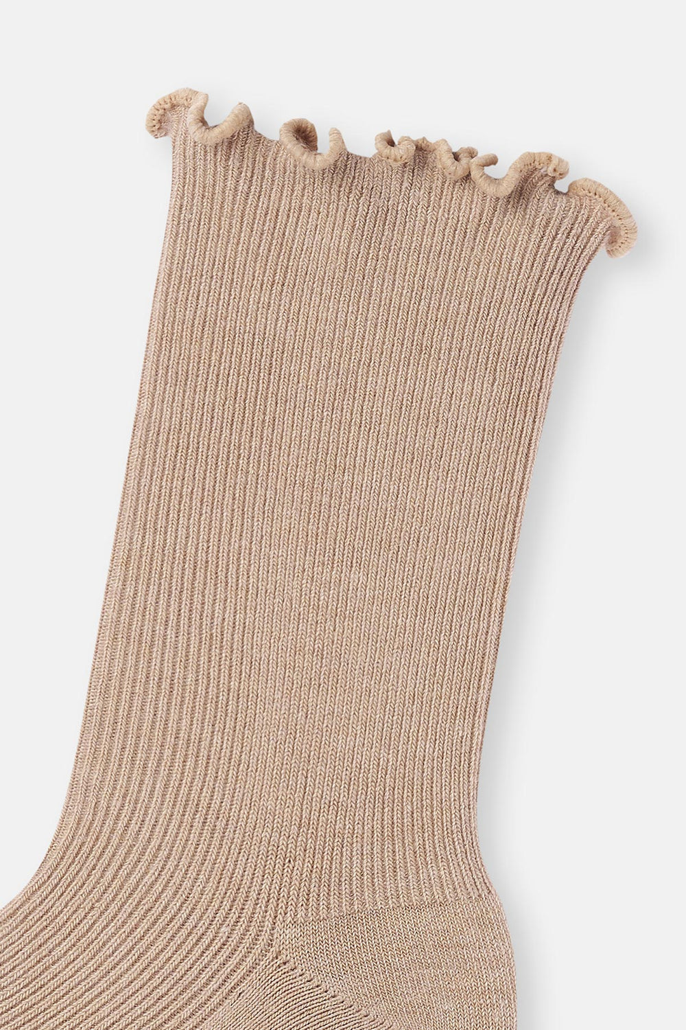 Beige WOMENS CASHMERE BLENDED SOCKS