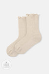 Grey Melange WOMENS CASHMERE BLENDED SOCKS
