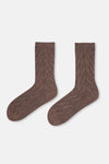 Dark Brown WOMENS COTTON SOCKS