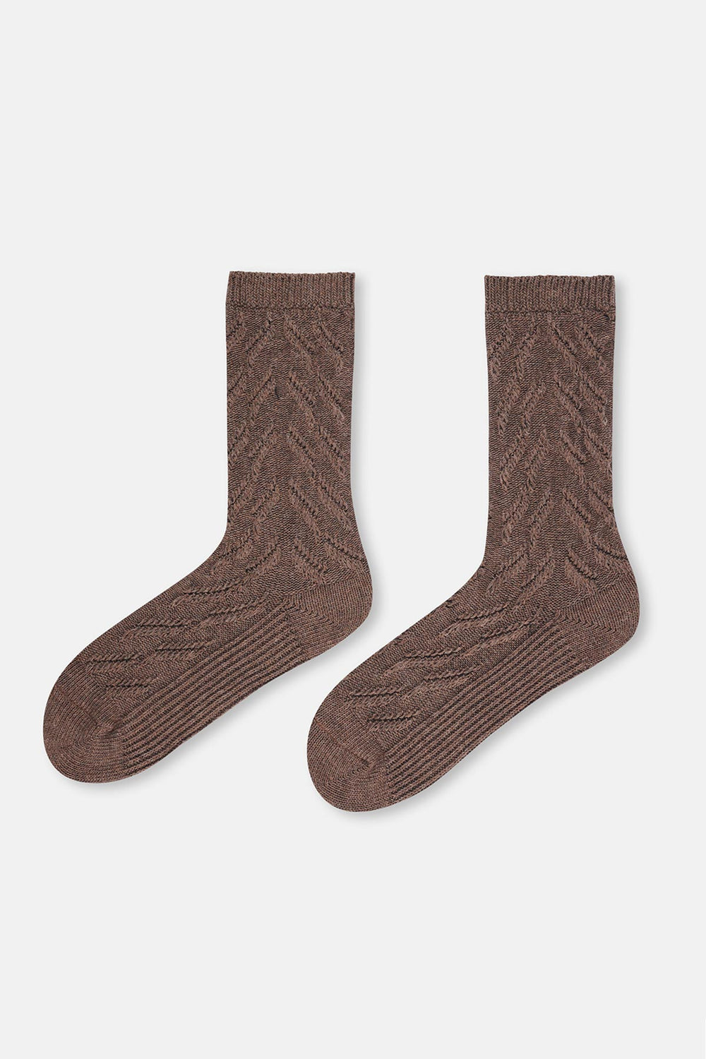 Dark Brown WOMENS COTTON SOCKS