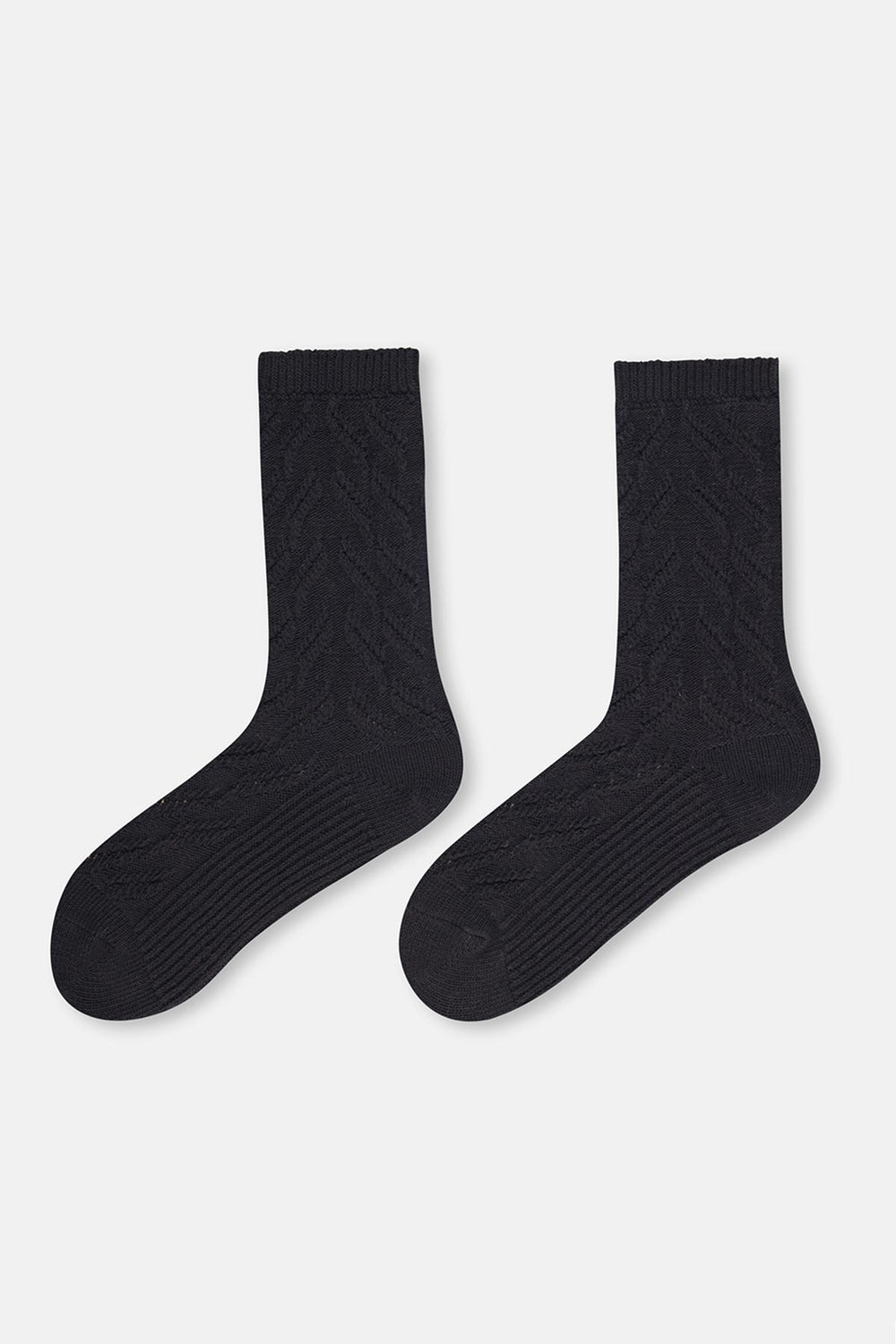 Black WOMENS COTTON SOCKS