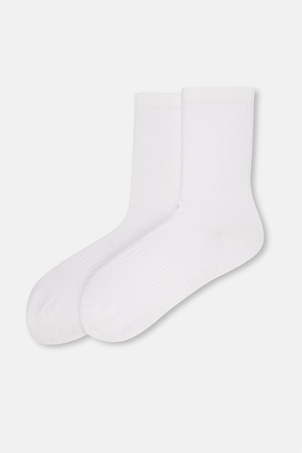 White WOMEN COOLMAX SPORTS SOCKS