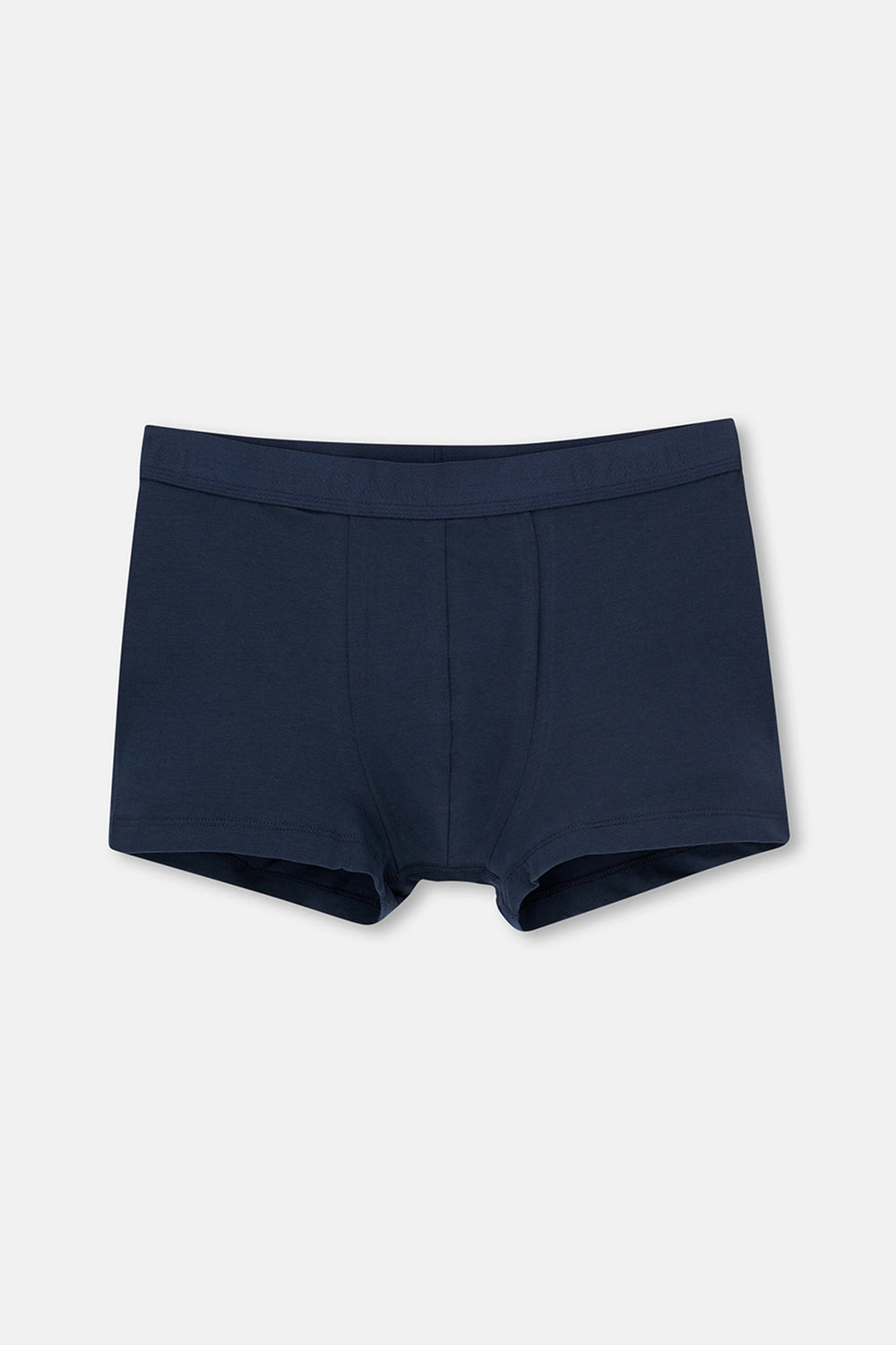 Mavi-Siyah 3'lü Desenli Pamuk Boxer