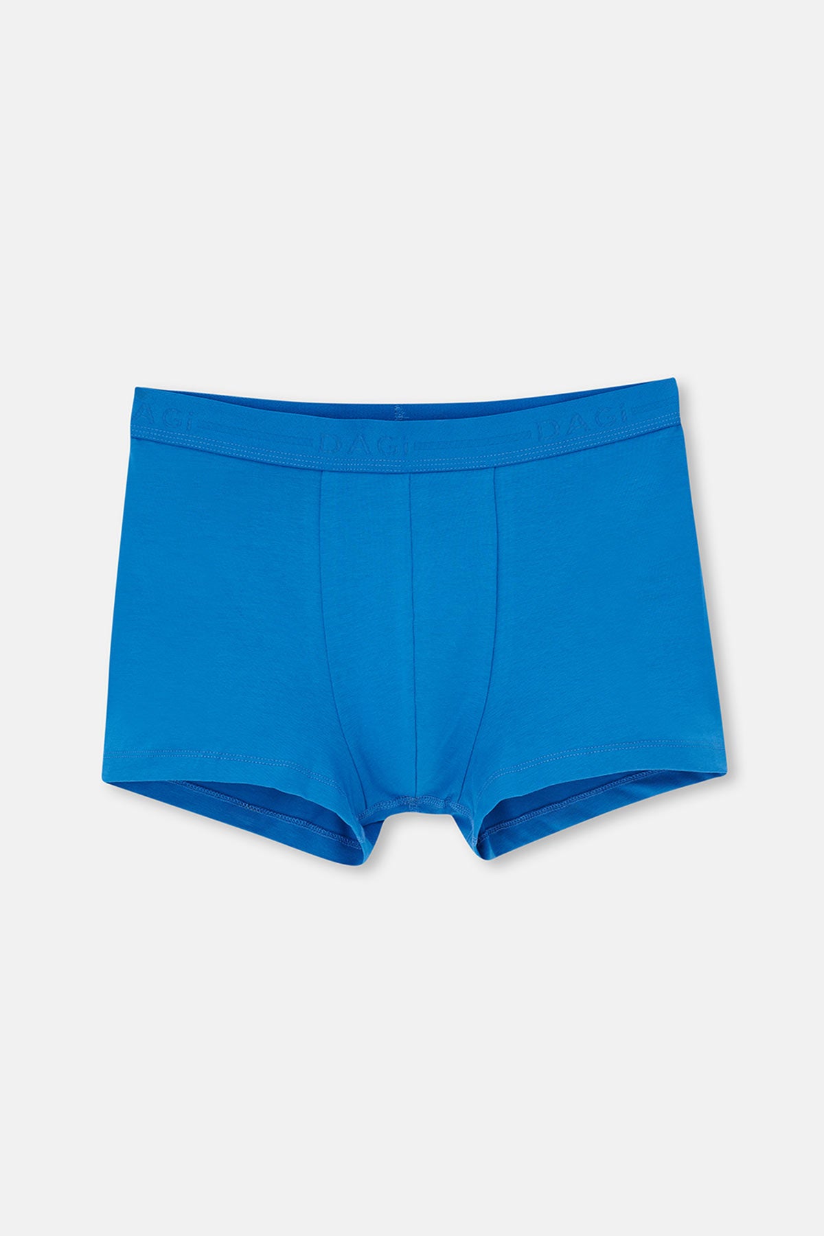 Mavi 2'li Desenli Pamuk Boxer