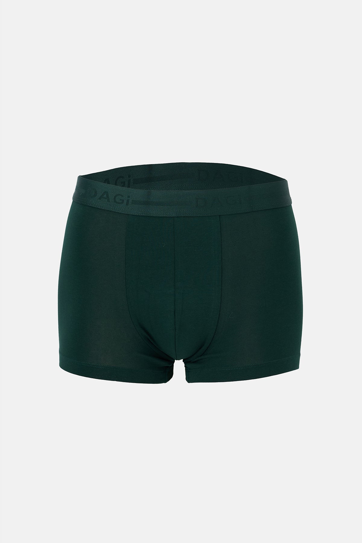 Açık Mavi-Koyu Yeşil 3'lü Desenli Pamuk Boxer