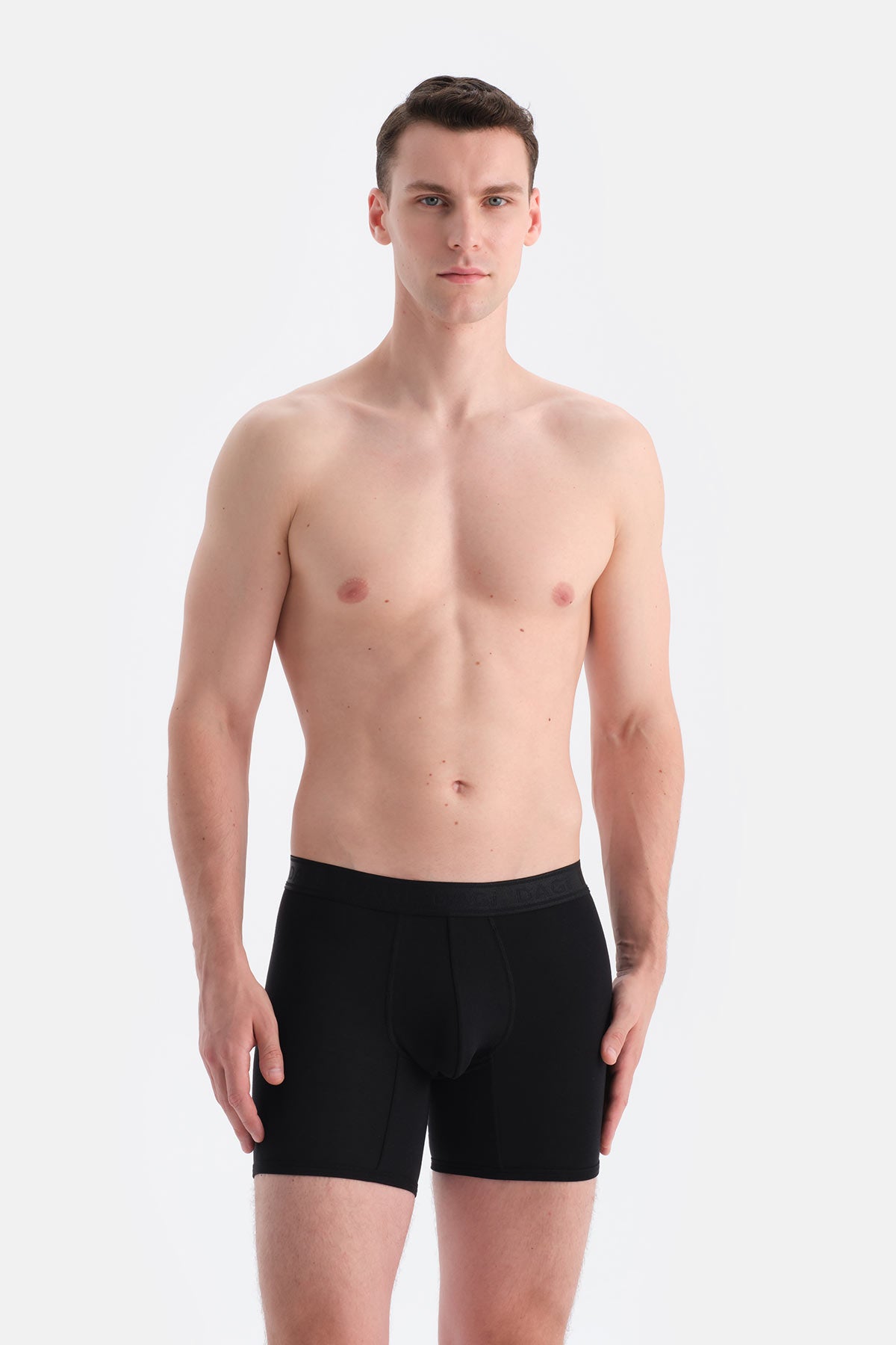 Siyah Düz Micro Modal Boxer